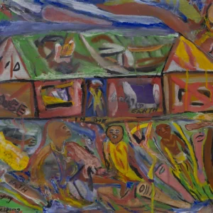 Wanyu Brush, Aids Clinic. Courtesy Banana Hill Art Gallery.