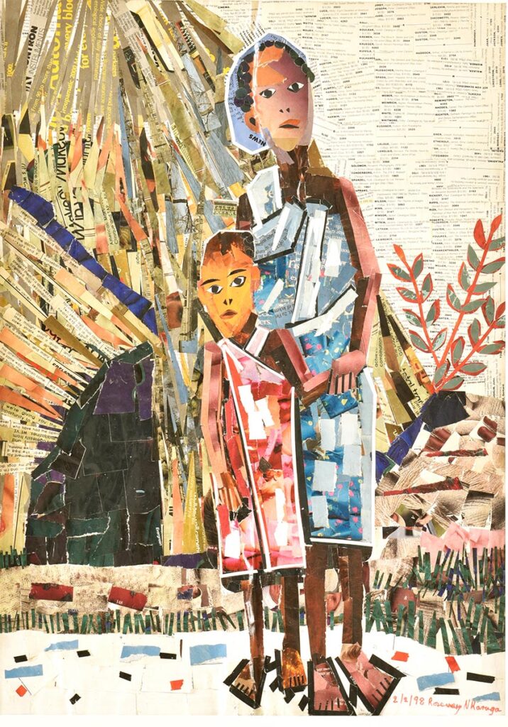 Namuli Karuga. Untitled (Woman and Child), 1998. Courtesy Art Auction East Africa.